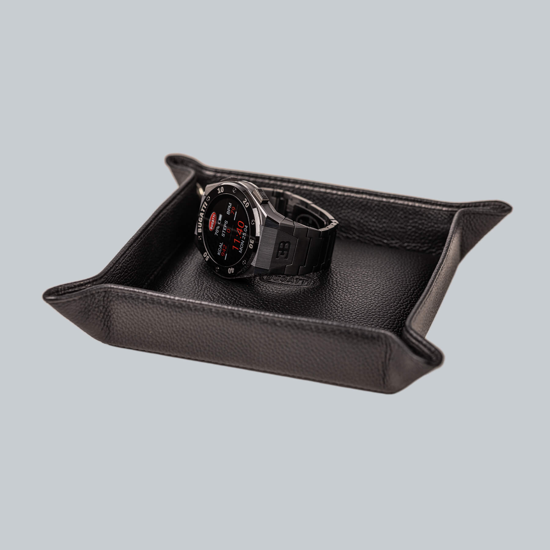 Vassoio tascabile "Bugatti Automobiles" Nero