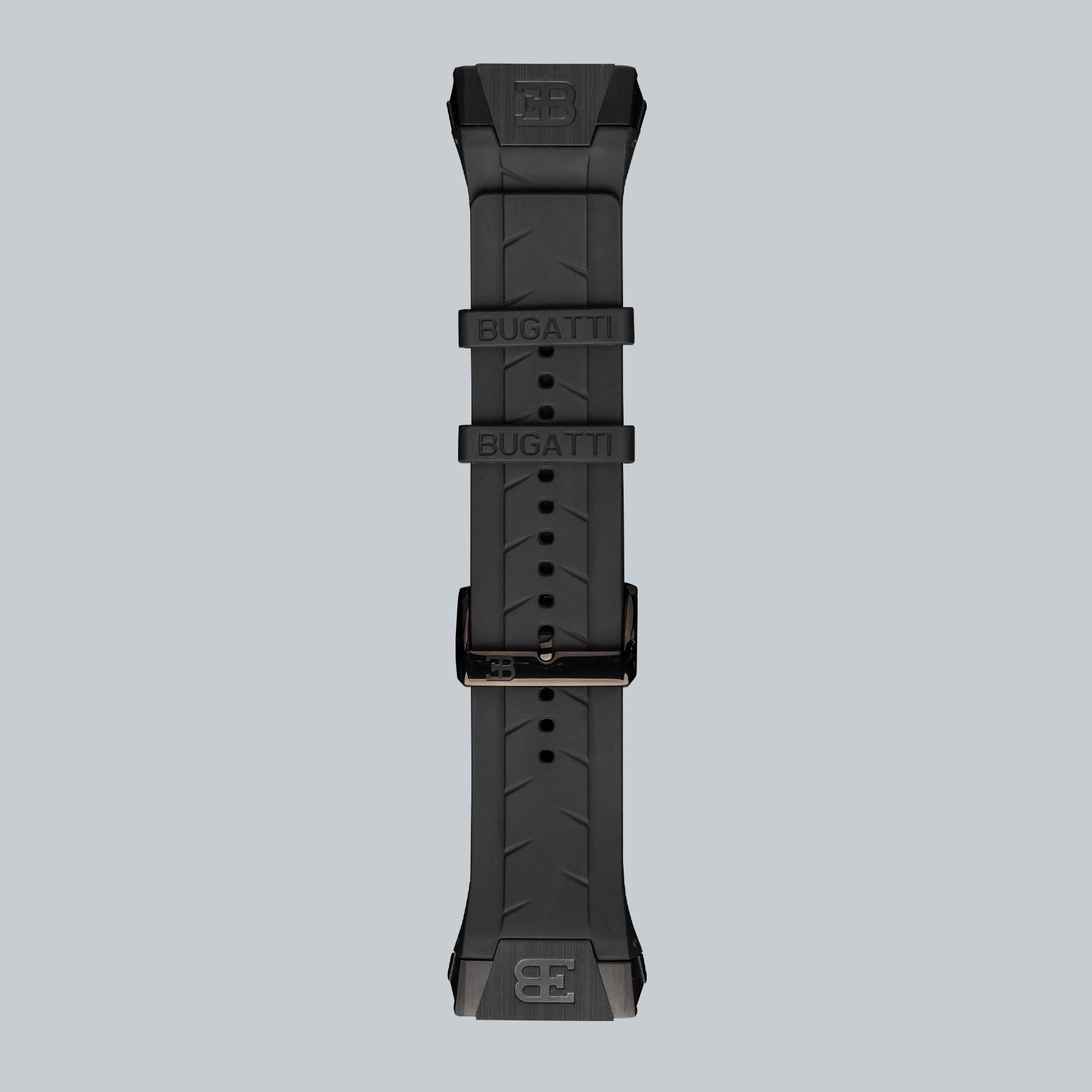 Bugatti Carbone Edizione Limitata Cinturino in silicone nero