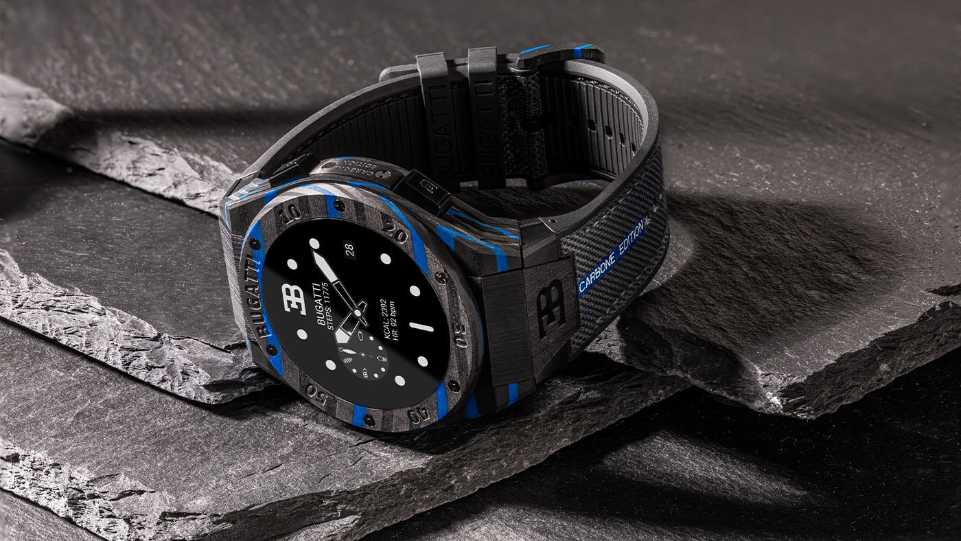 Bugatti Carbone Limited Edition luxury smartwatch